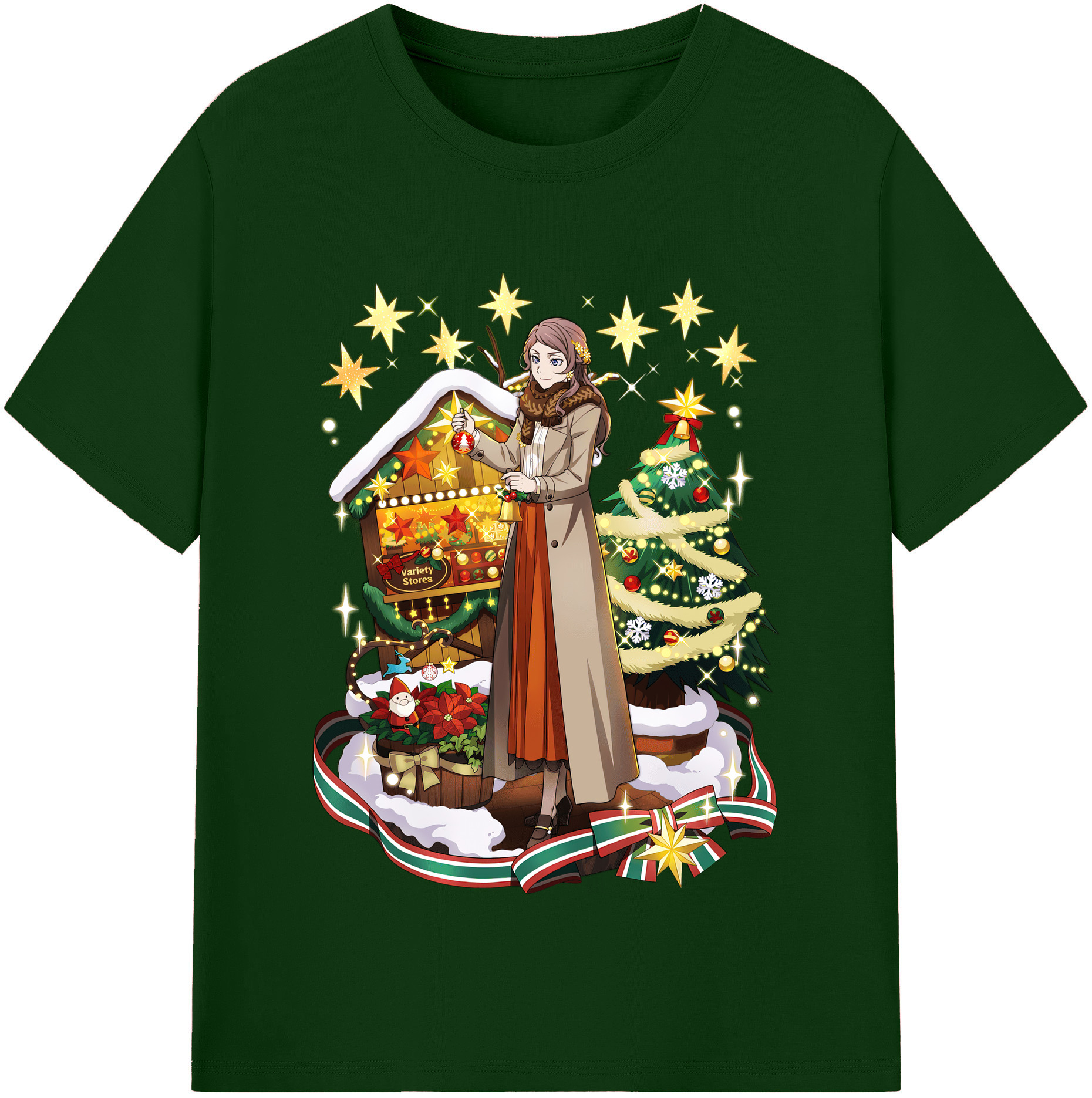 （画像用） 文豪ストレイドッグス Bungo Stray Dogs 綿100％半袖Tシャツ（フロントプリント）